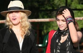 Madonna y su hija Lourdes.