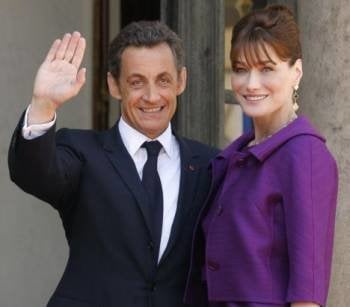 Nicolas Sarkozy y Carla Bruni. (Foto: ARCHIVO)