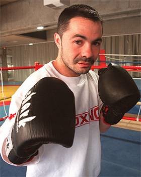 El boxeador Rafa Lozano.