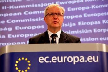 El comisario europeo de Asuntos Económicos y Monetarios, Olli Rehn. (Foto: JULIEN WARNAND)