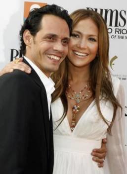 Mark Anthony y Jennifer López. (Foto: ARCHIVO)
