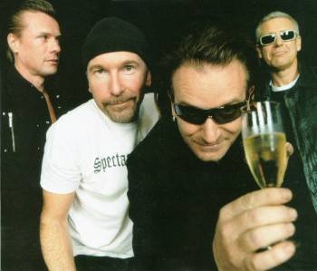 Componentes de la banda irlandesa U2. (Foto: ARCHIVO)