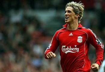 El jugador del Liverpool Fernando Torres.