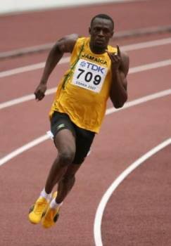  El jamaicano Usain Bolt.