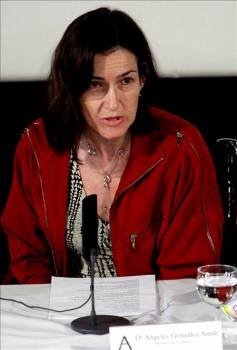 La ministra de Cultura, Ángeles González-Sinde. (Foto: EFE)