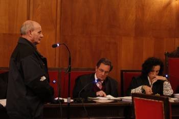 Antoni Gali, ante la acusación particular, en la vista oral de noviember de 2009