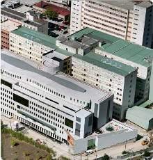 Vista aérea del Complexo Hospitalario de Ourense