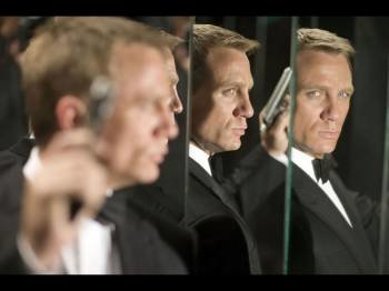 El actor Daniel Craig, en su mediático papel de James Bond