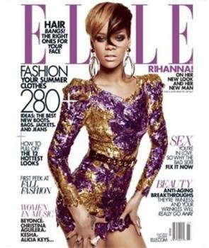 Rihanna en la portada de 'Elle'