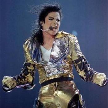 Michael Jackson en un concierto