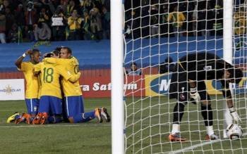 Brasil celebra su pase a cuartos