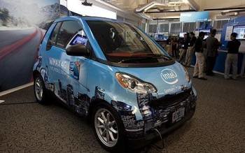 Automóvil inteligente de Intel