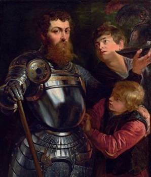  'El comandante está preparado para la batalla', un cuadro pintado por el maestro flamenco Peter Paul Rubens