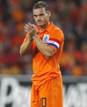 Sneijder, uno de los mejores jugadores de la selección holandesa
