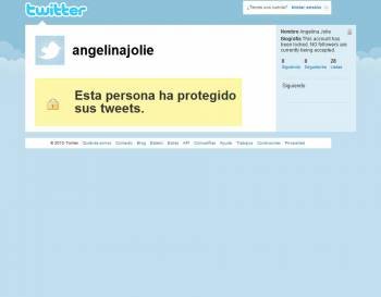 Angelina Jolie está en Twitter