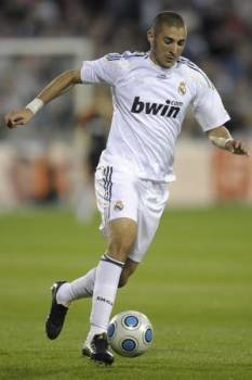 El jugador francés del Real Madrid Karim Benzema 