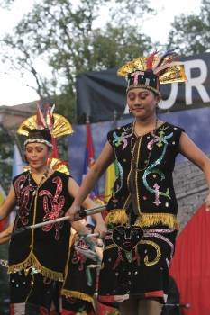 As orixinais danzas de Indonesia foron unha das sorpresas desta edición
