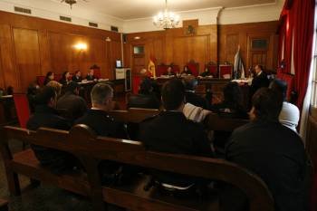 Un juicio en la Audiencia Provincial de Ourense. (Foto: Miguel Angel)