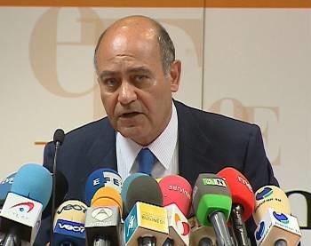 Díaz Ferrán, en una comparecencia ante los medios. (Foto: Archivo)