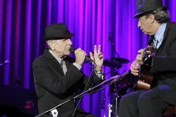 Actuación de Leonard Cohen. (Foto: Miguel Angel)
