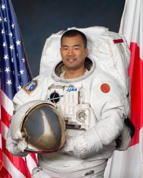El astronauta japonés Soichi Noguchi