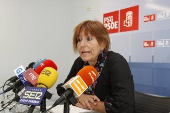 La diputada autonómica y portavoz de sanidad del PSdeG, Carmen Acuña. (Foto: Xesús Fariñas)