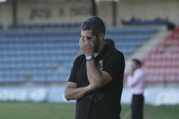 Fonsi Valverde, entrenador del Ourense. (Foto: Miguel Angel)