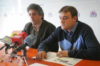 Xosé Manuel Pérez Bouza y Amador Díaz. (Foto: Marcos Atrio)
