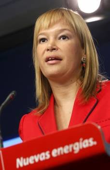 La secretaria de Organización del PSOE, Leire Pajín. (Foto: J.J. Guillén)