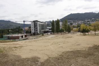 Terrenos del Campus donde se contruirán los espacios verdes. (Foto: José Paz)