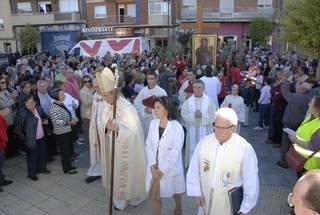 El Obispo de Astorga Camilo Lorenzo presidió el acto