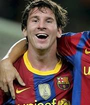 Messi, autor de los goles del Barça 