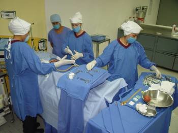 Un equipo de cirujanos se preparan para realizar un transplante de riñón. (Foto: Archivo)