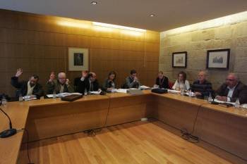 Pleno en el Ayuntamiento de Celanova. (Foto: Marcos Atrio)