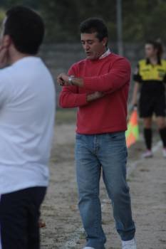 José Luis López, entrenador del Ramirás. (Foto: J. Barros)