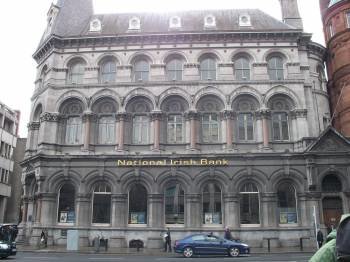 Sede del Irish Bank, en Dublín. (Foto: Archivo)