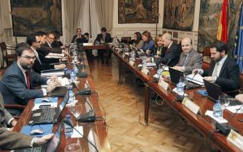 Reunión de la Comisión de Seguimiento del Pacto Antitransfuguismo. (Foto: Juan Carlos Hidalgo)
