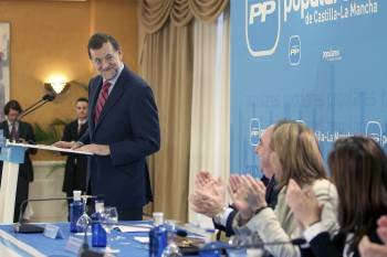 Intervención de Mariano Rajoy. (Foto: Mariano Cieza)