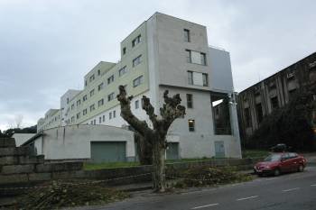 Residencia universitaria de As Burgas. (Foto: José Paz)