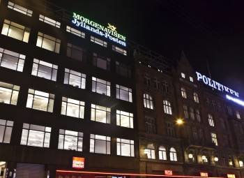Sede central del periódico Jyllands-Posten. (Foto: Martin Sylvest)