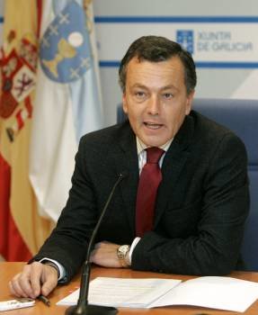 Agustín Hernández, conselleiro de Medio Ambente, Territorio e Infraestructuras. (Foto: Xoán Rey)