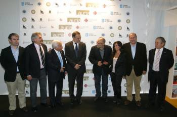José Luis Baltar, Roberto Varela, Francisco Rodríguez, Isabel Pérez y Rogelio Martinez. (Foto: XOSÉ PAZ)
