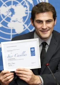 Iker Casillas nuevo embajador de buena voluntad 
