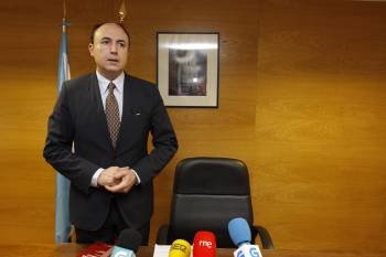 El fiscal jefe de Ourense, Florentino Delgado Ayuso. (Foto: XESÚS FARIÑAS)