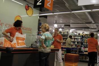 Supermercado Aquié de Doctor Fléming, que ya informa del valor nutricional de los productos. (Foto: M.A.)