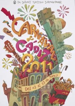 Cartel del carnaval de Cádiz 2011