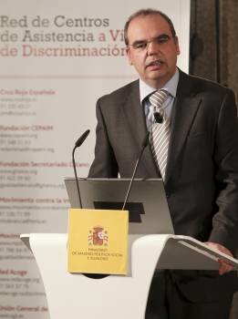 José Manuel Fresno, en la presentación del informe. (Foto: PACO CAMPOS)