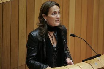 Teresa Táboas en el Parlamento. (Foto: ARCHIVO)