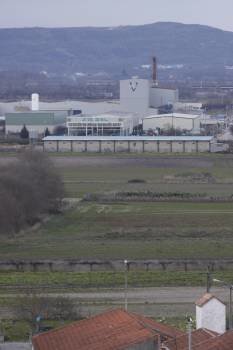 El polígono industrial de Xinzo, primer objetivo para ubicar la planta de basura. (Foto: XESÚS FARIÑAS)