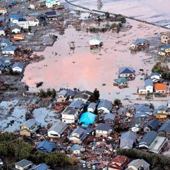 Región inundada por el tsunami